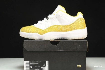 Snakeskin” Low 11 Air “Yellow Jordan AH7860-107 0718